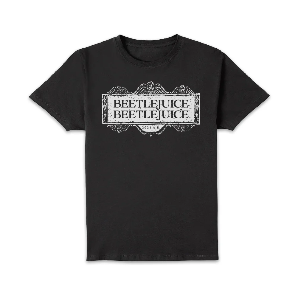 Beetlejuice Logo Unisex T-Shirt - Black - S Bild 1