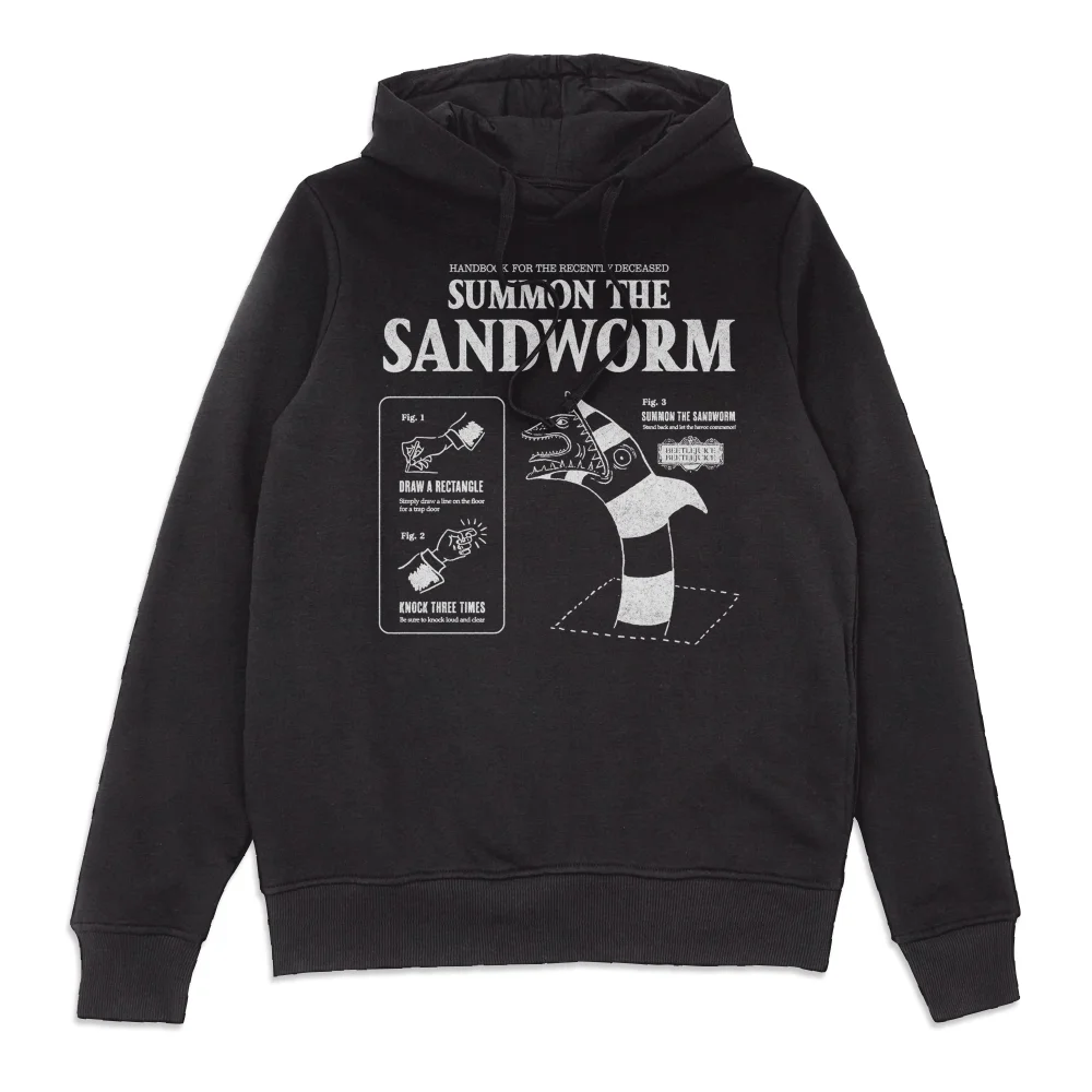 Beetlejuice Sandworm Instructional Hoodie - Black - S Bild 1