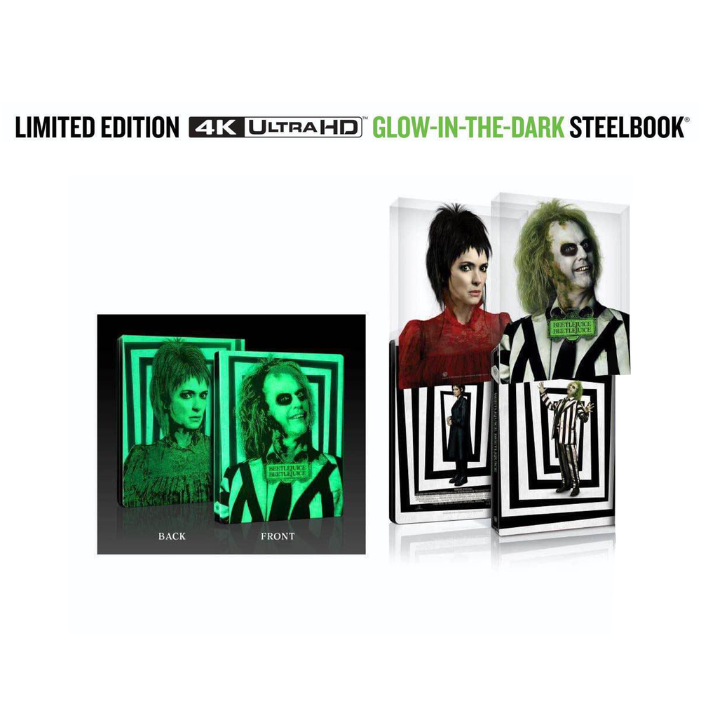 Beetlejuice Beetlejuice (2024) Zavvi Exclusive 4K Ultra HD Steelbook Bild 1
