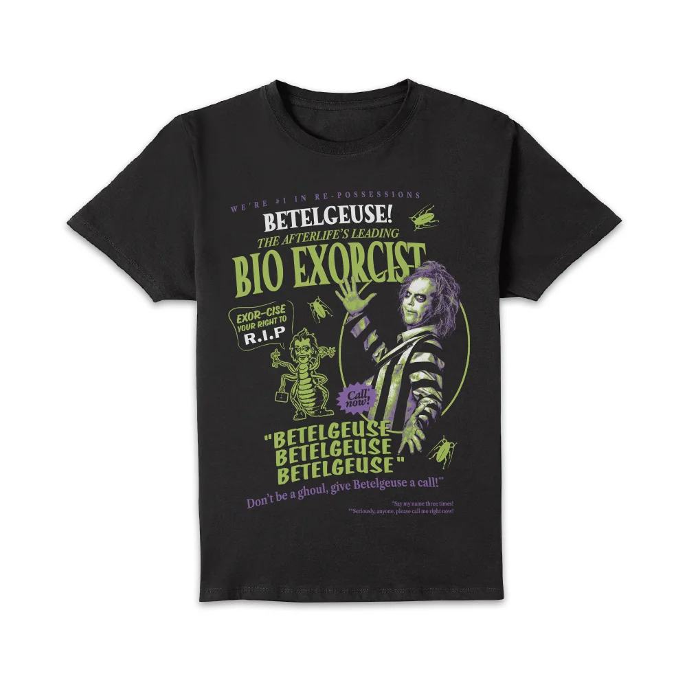 Beetlejuice Bio Exorcist Unisex T-Shirt - Black - XXL Bild 1