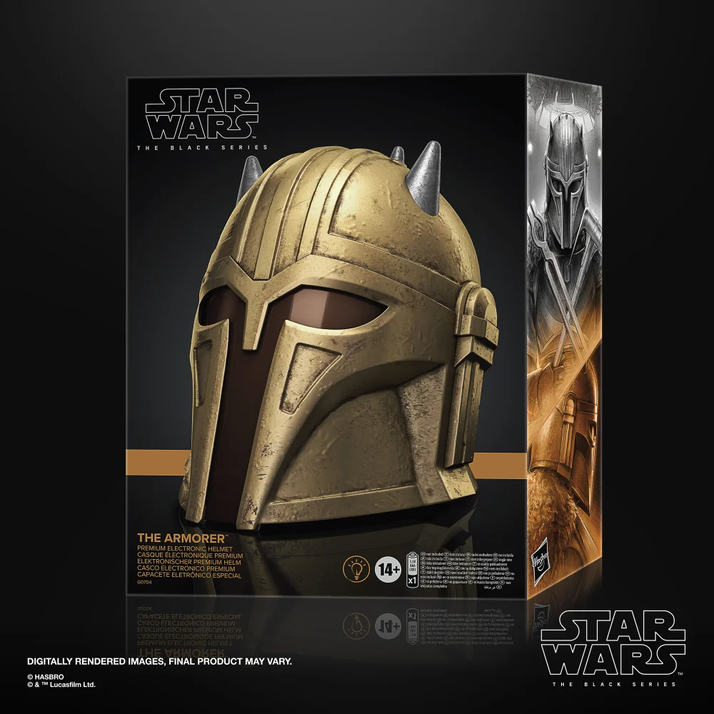Hasbro Star Wars The Black Series The Armorer Premium Electronic Roleplay Helmet Bild 1
