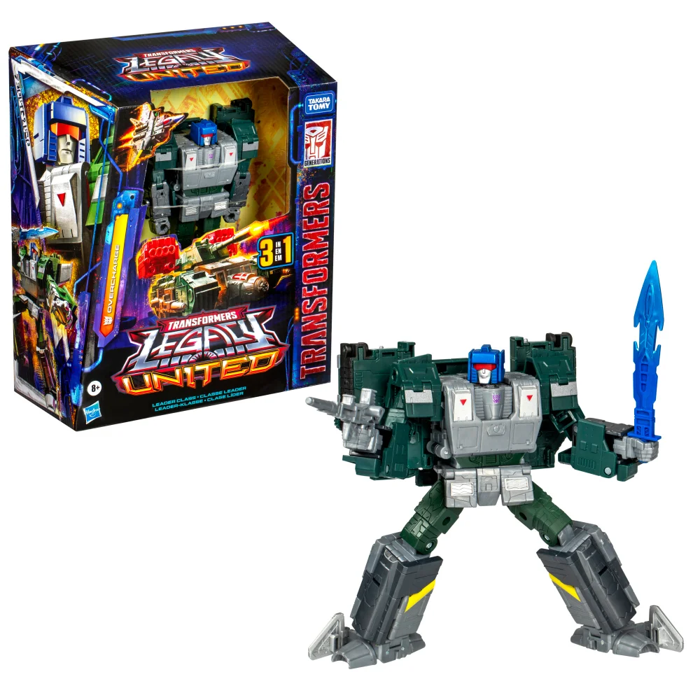 Hasbro Transformers Legacy United Leader Class Overcharge 7.5” Action Figure, 8+ Bild 1