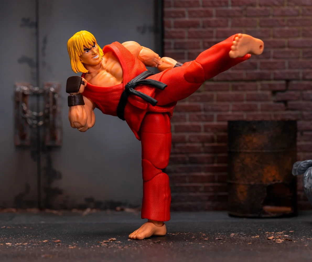 KEN MASTERS STREET FIGHTER 6" DELUXE COLLECTOR FIGURE Bild 1