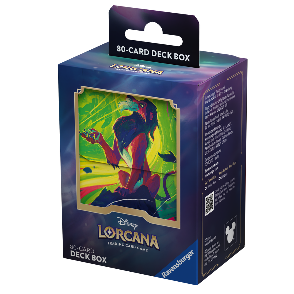 Disney Lorcana Trading Card Game Azurite Sea Scar Deck Box Bild 1