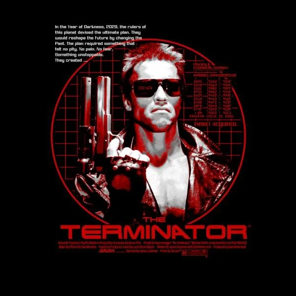 The Terminator Target Acquired Unisex T-Shirt - Black