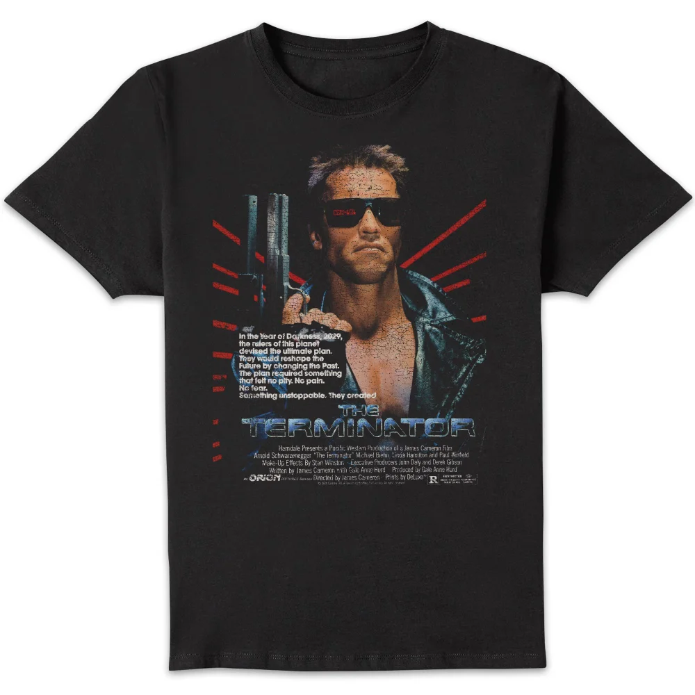 The Terminator Retro Poster Unisex T-Shirt - Black - 5XL Bild 1