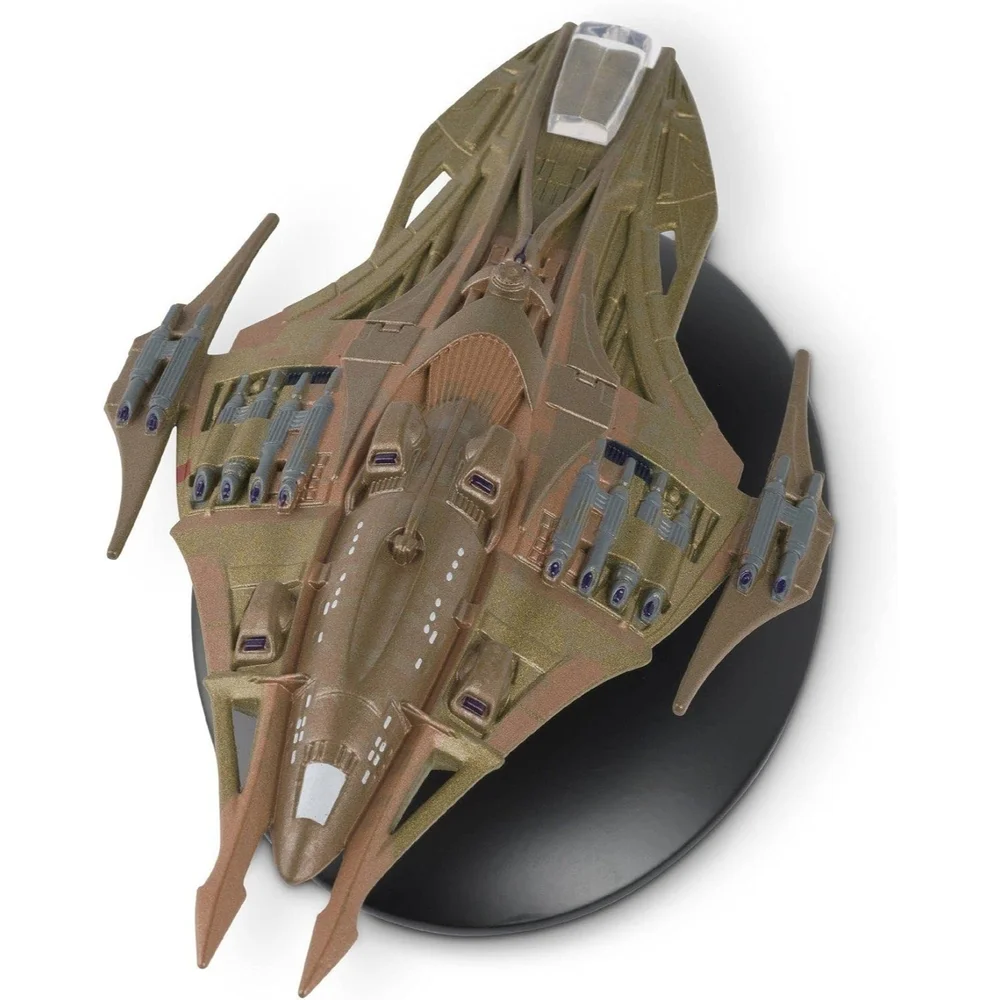 Eaglemoss Star Trek Lokirrim Warship Diecast Model – Voyager Alien Starship Bild 1