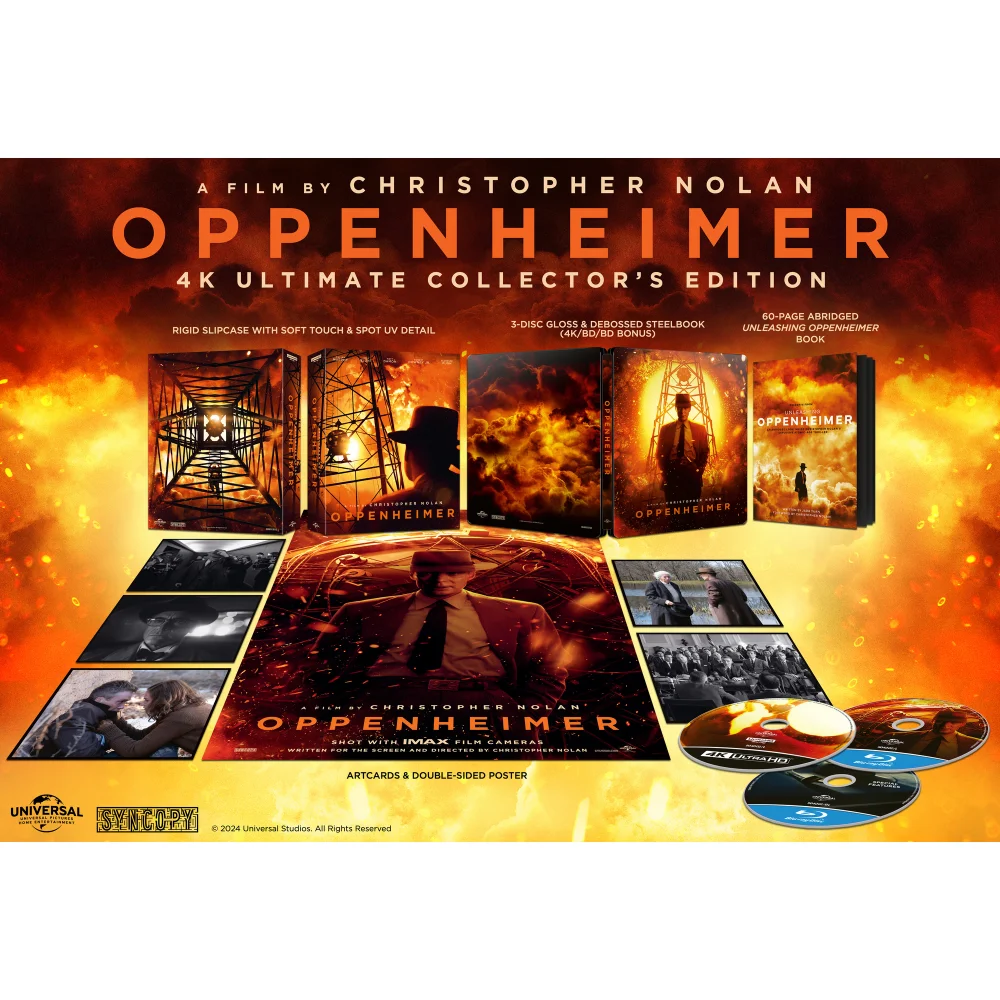 Oppenheimer Ultimate Collector's Edition 4K Ultra HD & Blu-ray Steelbook Bild 1