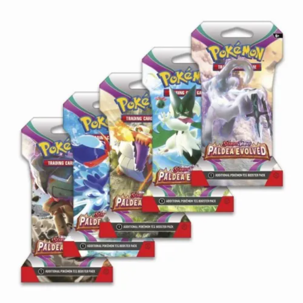 Pokemon TCG Paldea Evovled Sleeved Booster Pack x1 Bild 1