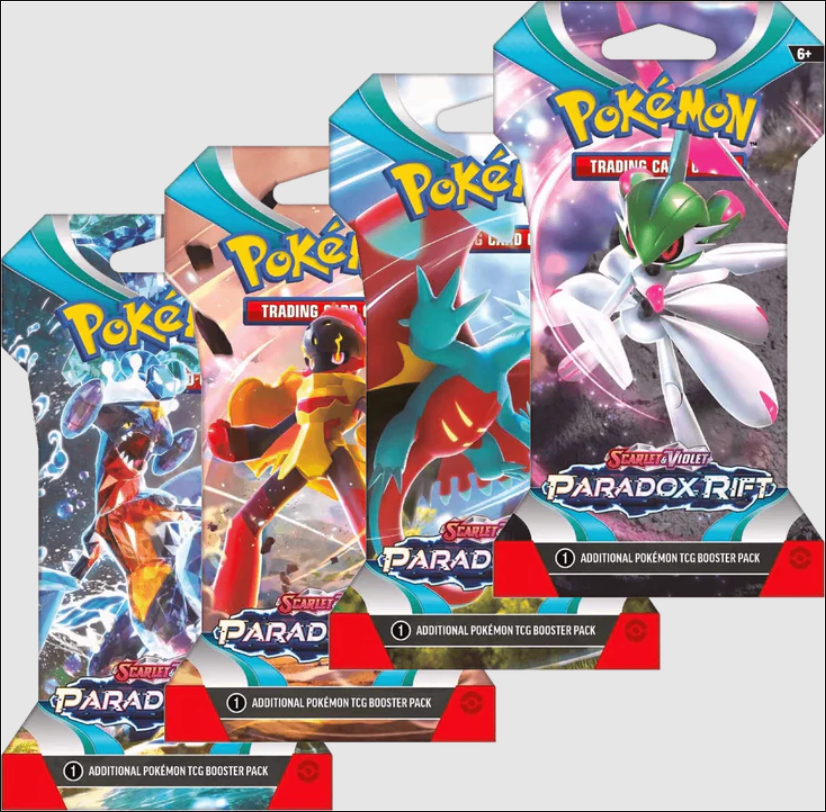 Pokemon TCG Paradox Rift Sleeved Booster Pack x1 Bild 1