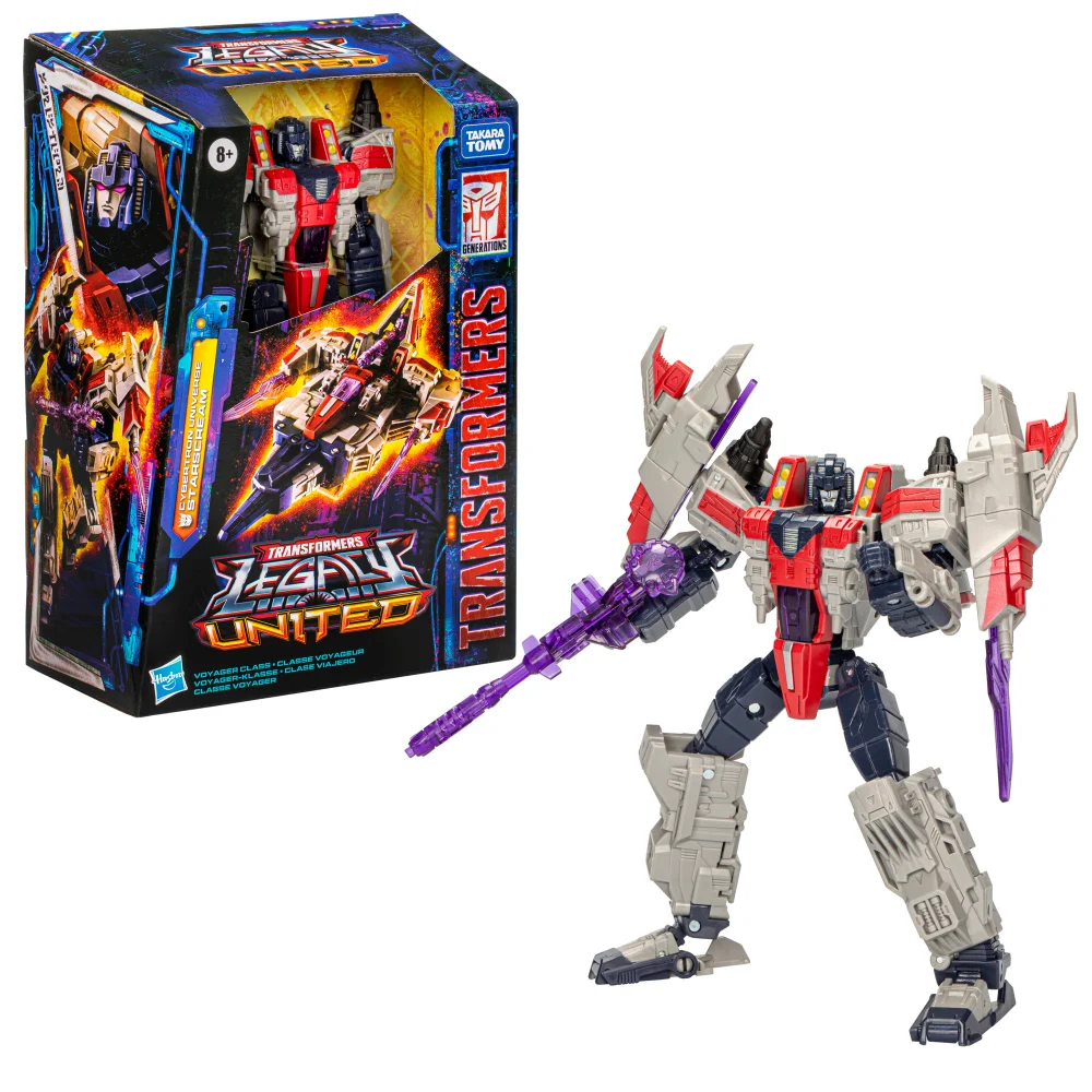 Hasbro Transformers Legacy United Voyager Cybertron Universe Starscream 7" Action Figure, 8+ Bild 1