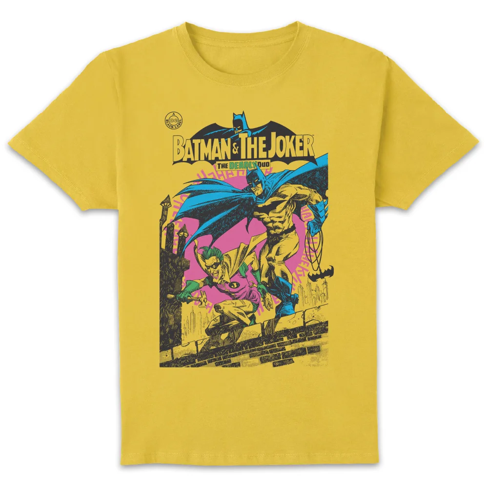 Joker Deadly Duo Unisex T-Shirt - Yellow - XL - Gelb Bild 1
