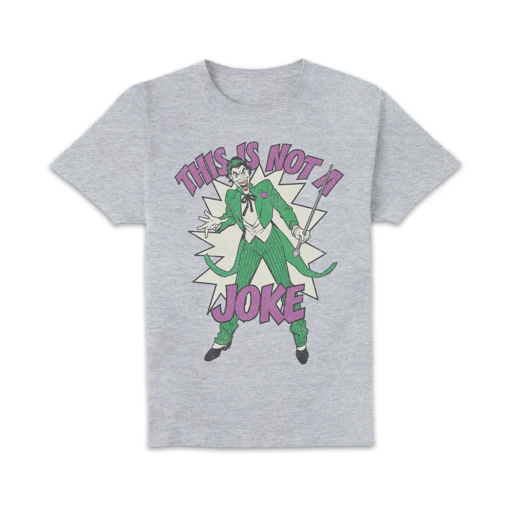 Joker This Is Not A Joke Unisex T-Shirt - Grey - XL - Grey Bild 1