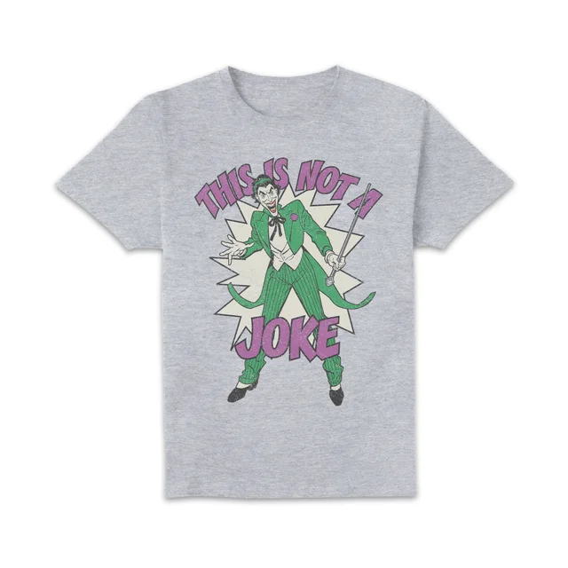 Joker This Is Not A Joke Unisex T-Shirt - Grey