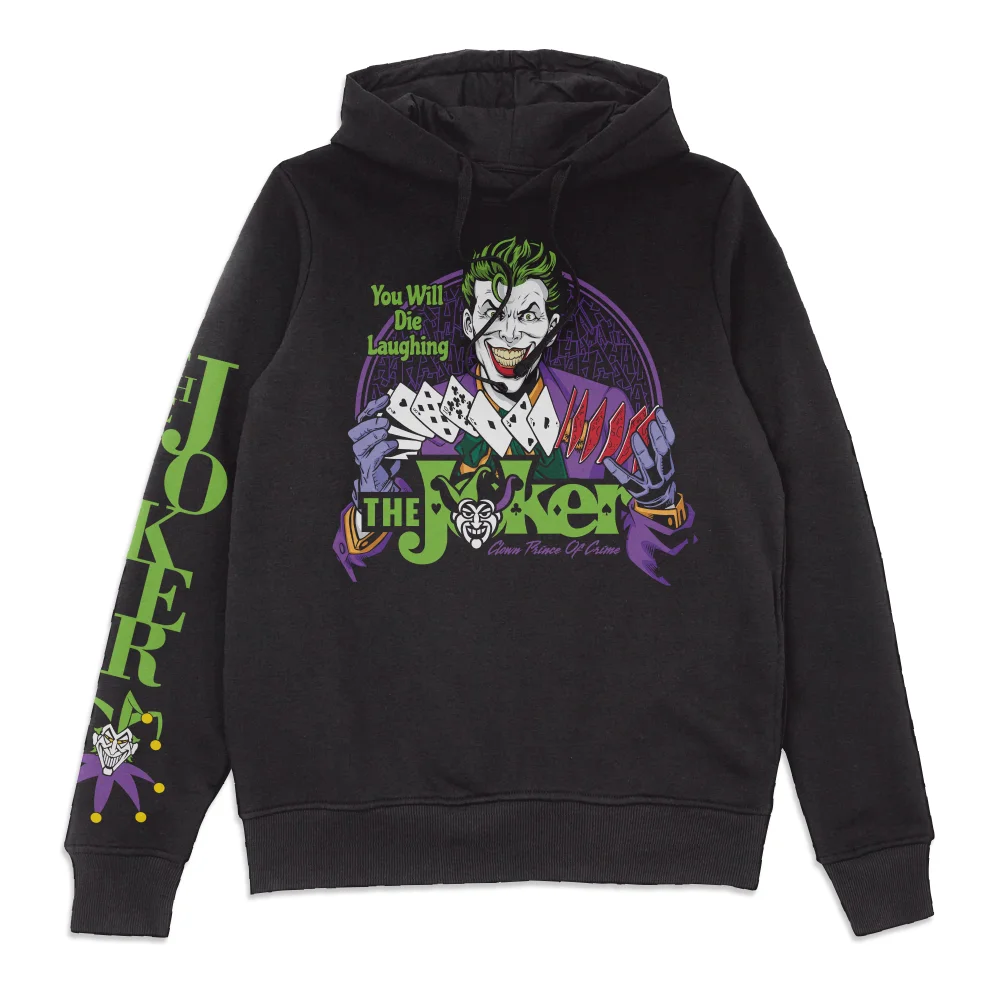 Joker Die Laughing Hoodie - Black - S - Schwarz Bild 1