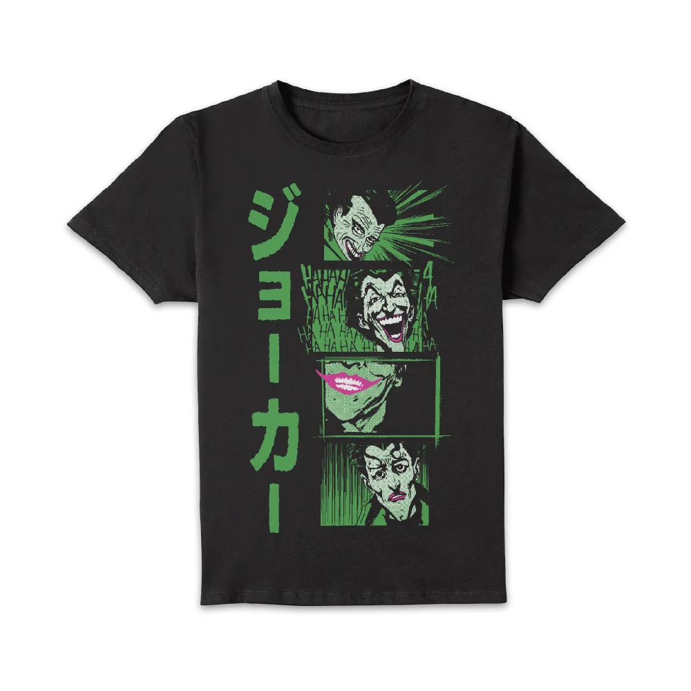 Joker Katakana Laughs Unisex T-Shirt - Black - S - Schwarz Bild 1