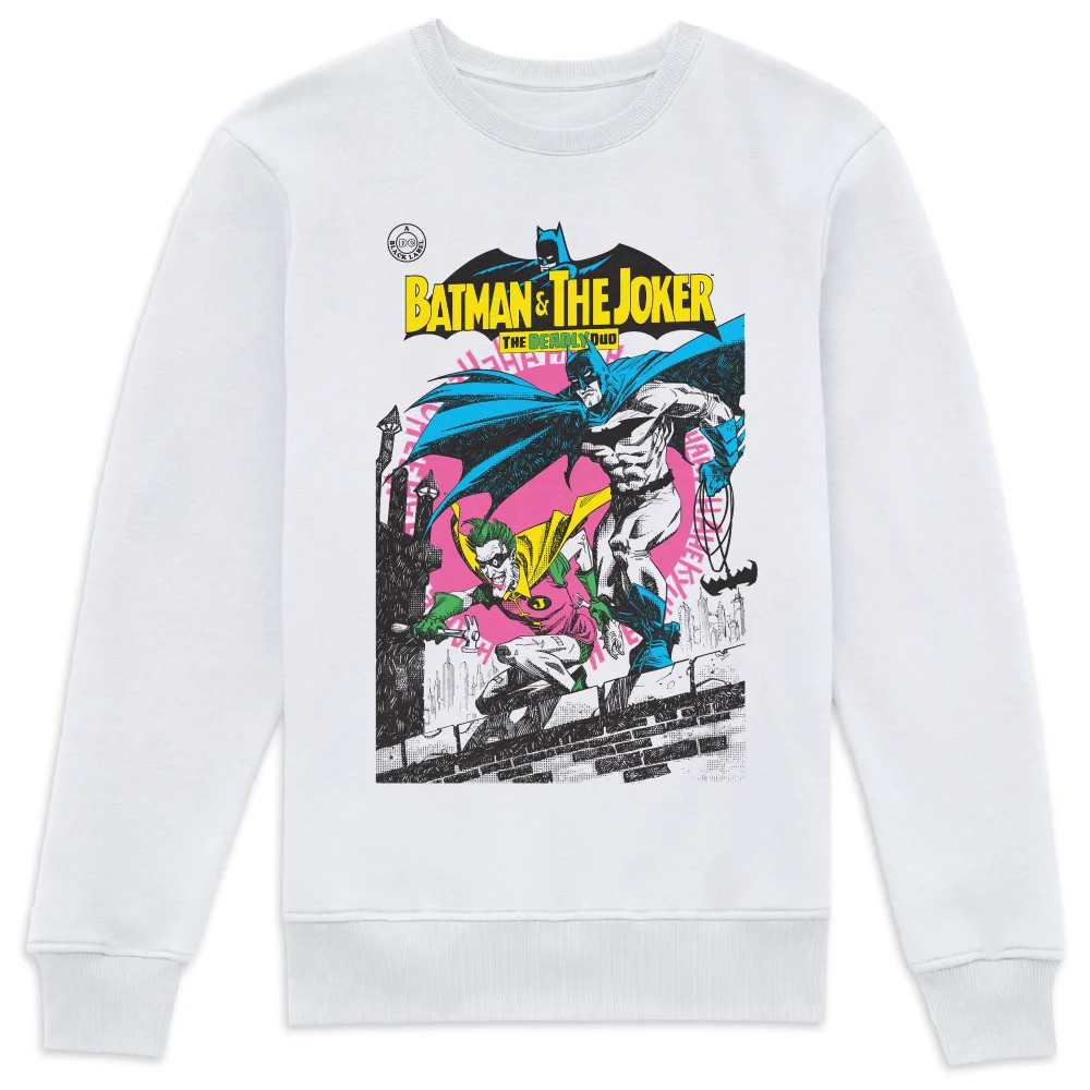 Joker Deadly Duo Sweatshirt - White - L - Weiß Bild 1