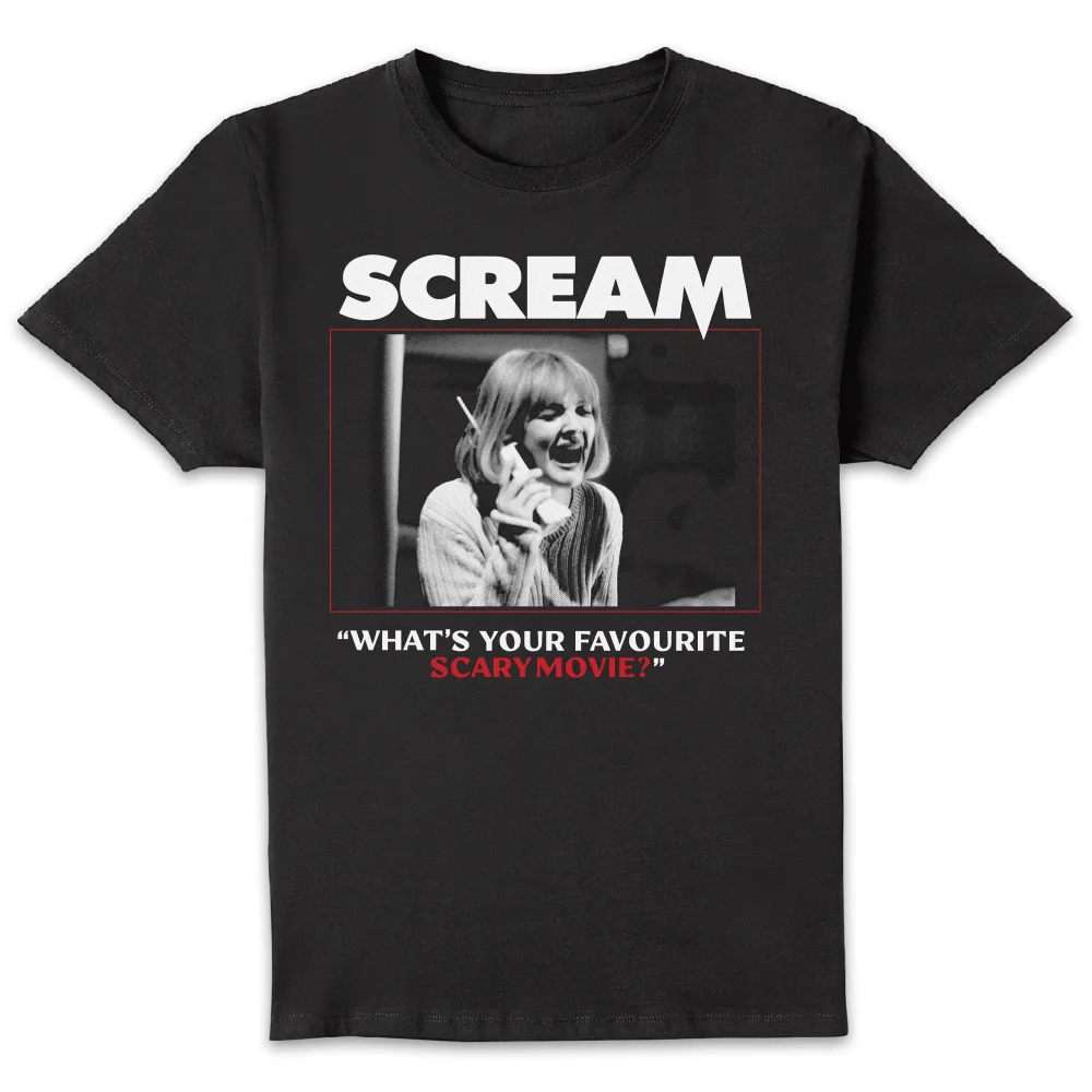 Scream What's Your Favourite Scary Movie? Unisex T-Shirt - Black - 3XL Bild 1