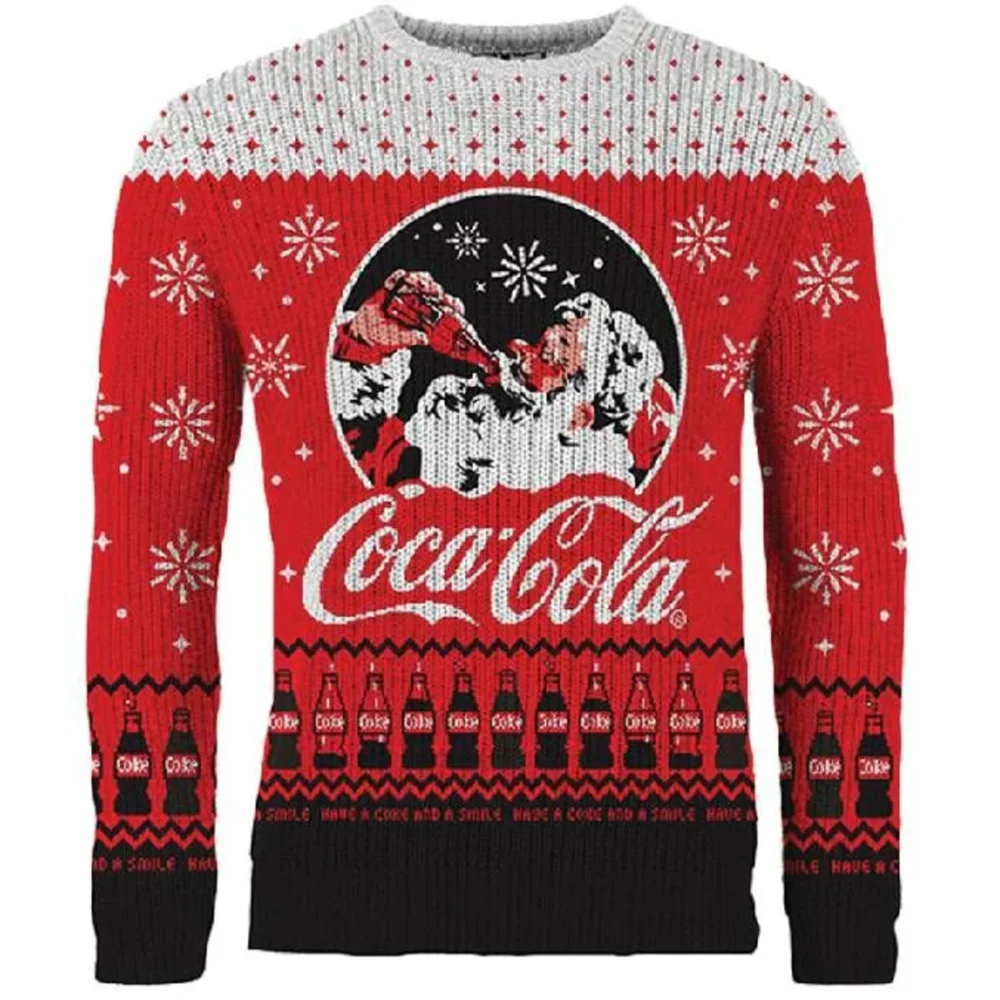 Coca-Cola Holidays Are Coming Knitted Christmas Jumper - 3XL Bild 1