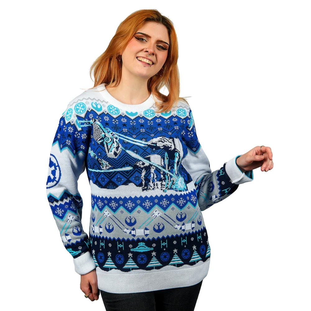 Star Wars AT-AT Assault Knitted Christmas Jumper - 3XL Bild 1