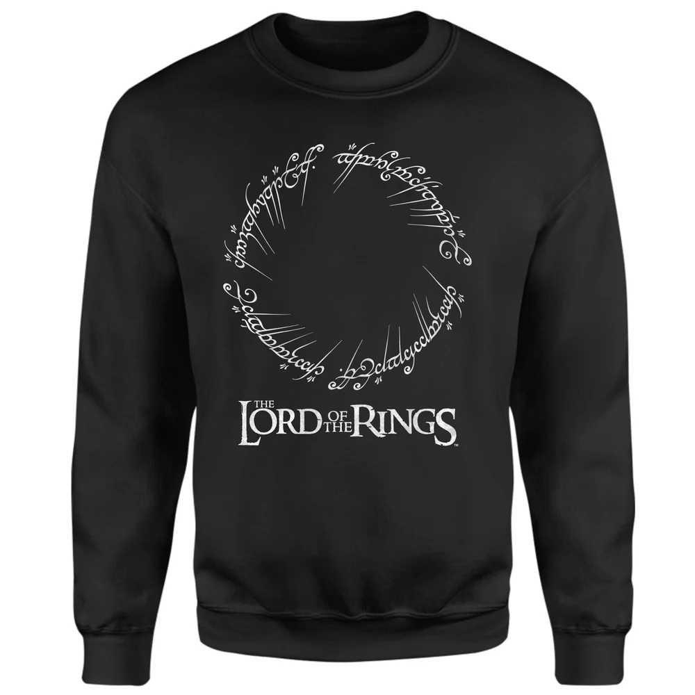 Lord Of The Rings Crest Sweatshirt - Black - S Bild 1