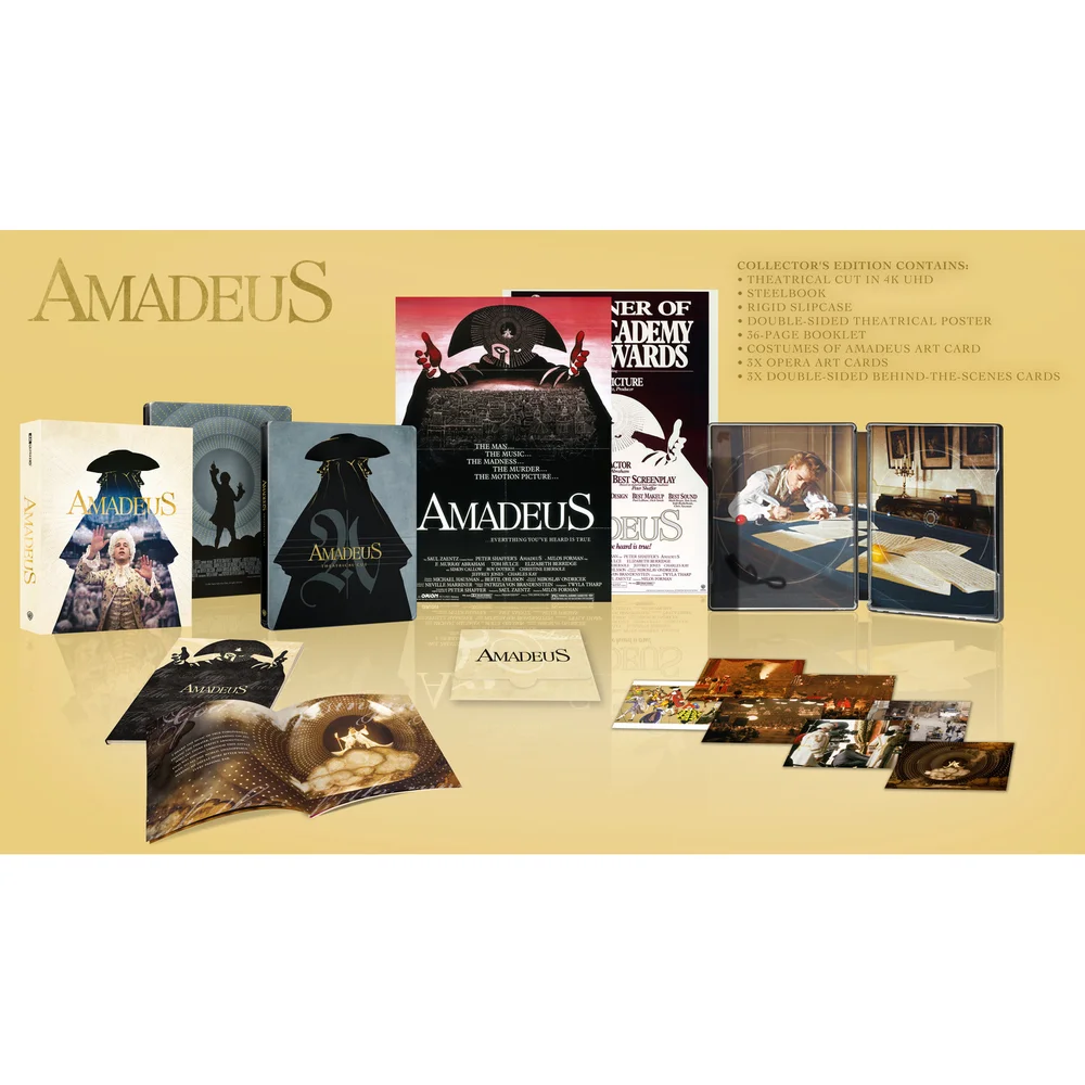 Amadeus Collector's Edition 4K Ultra HD & Blu-ray Steelbook Bild 1