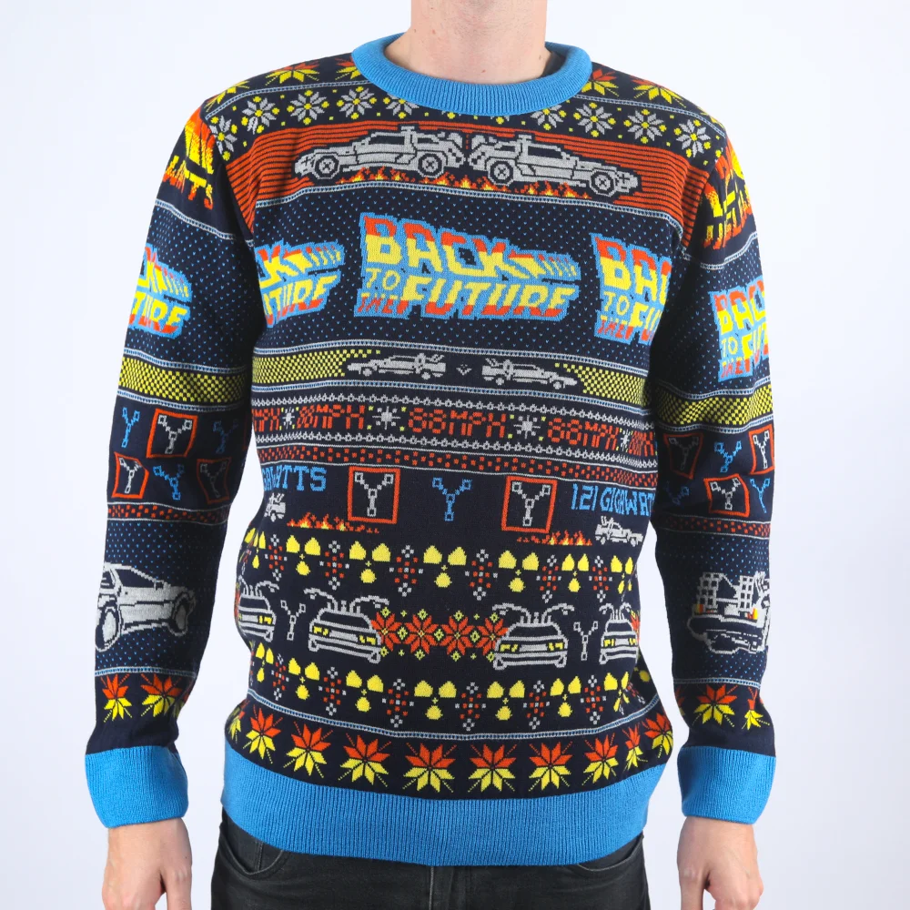 Back To The Future Gigawatts Knitted Christmas Jumper - XXL Bild 1
