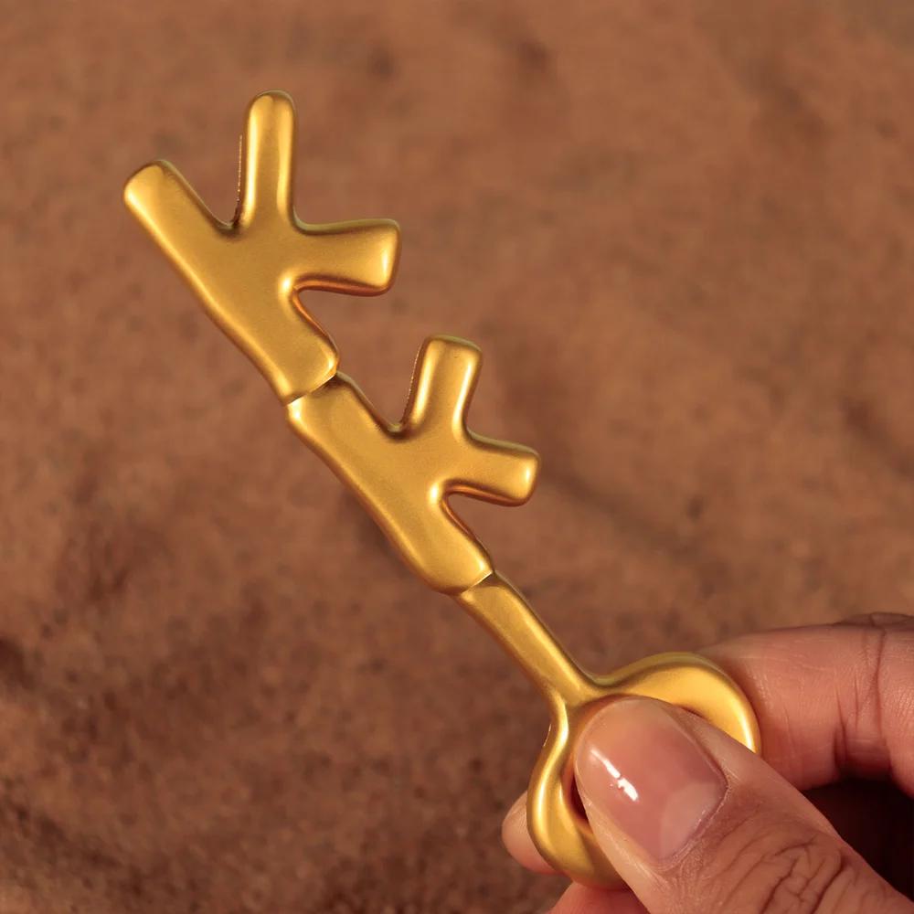 SpongeBob SquarePants 24k Gold Plated Replica Krusty Krab Key Bild 1