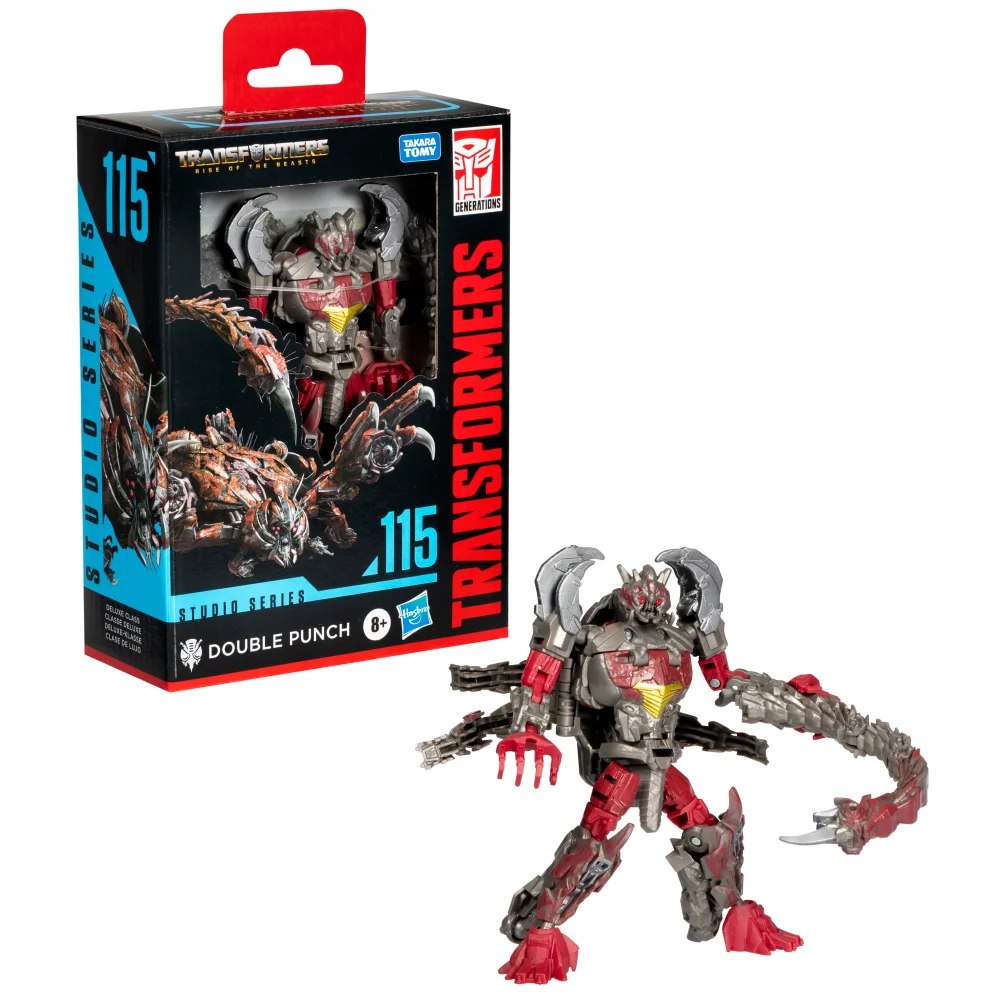 Transformers Studio Series Deluxe Class Transformers: Rise of the Beasts 115 Double Punch 4.5” Action Figure, 8+ Bild 1