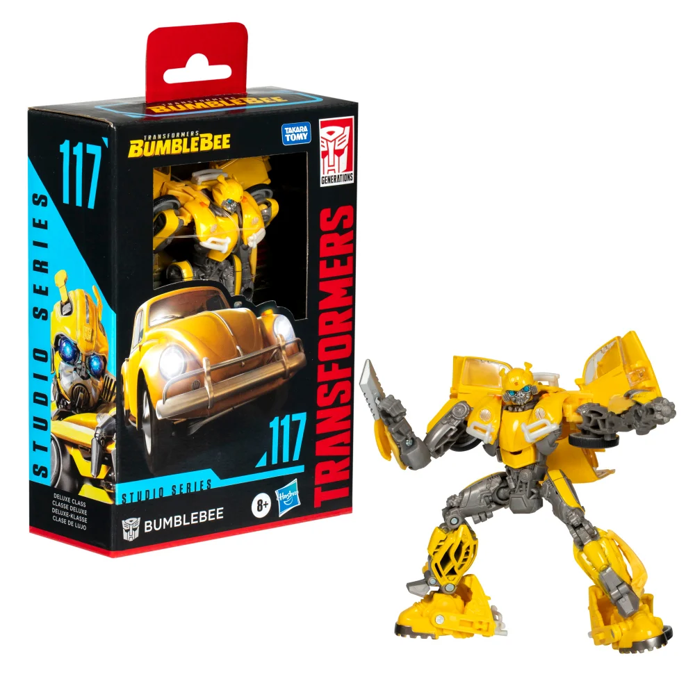 Hasbro Transformers Studio Series Deluxe Class Transformers: Bumblebee 117 Bumblebee 4.5” Action Figure, 8+ Bild 1