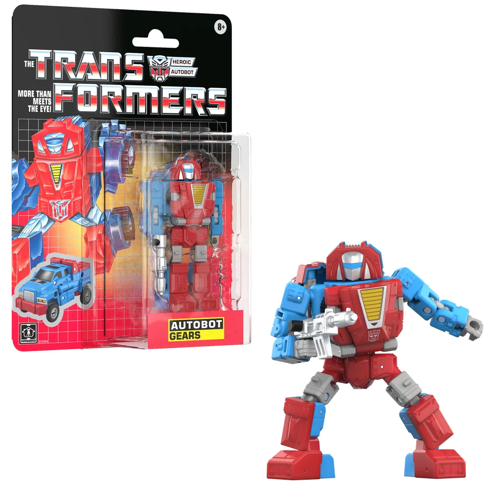Transformers Toys Retro G1 Action Figure Autobot Gears (5”) Bild 1