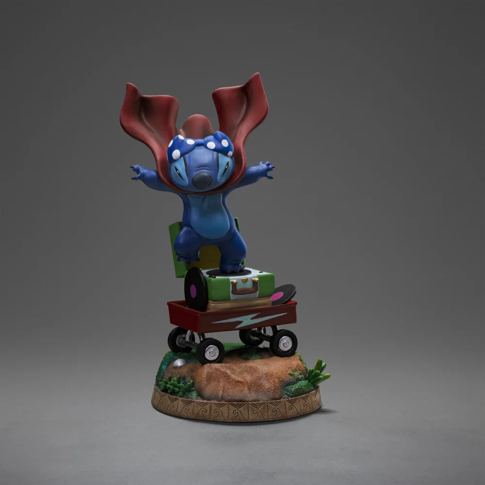Iron Studios Disney Classics Stitch Laundry Art Scale 1/10 Statue Bild 1