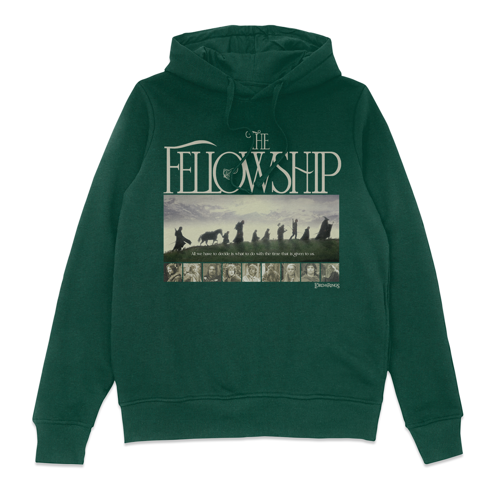 Lord Of The Rings Fellowship Cinematic Hoodie - Green - XL Bild 1