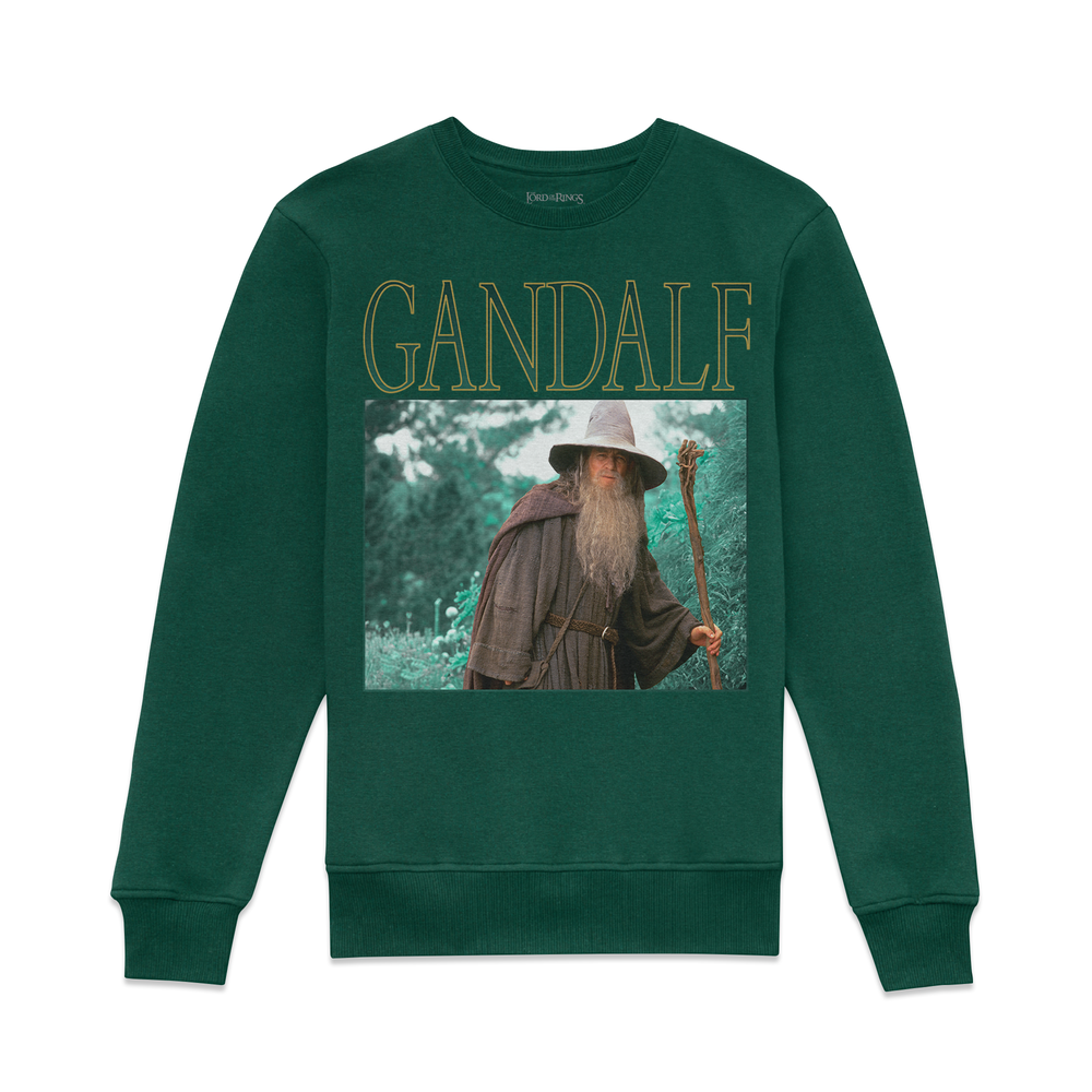 Lord Of The Rings LOTR Gandalf Sweatshirt - Green - S Bild 1