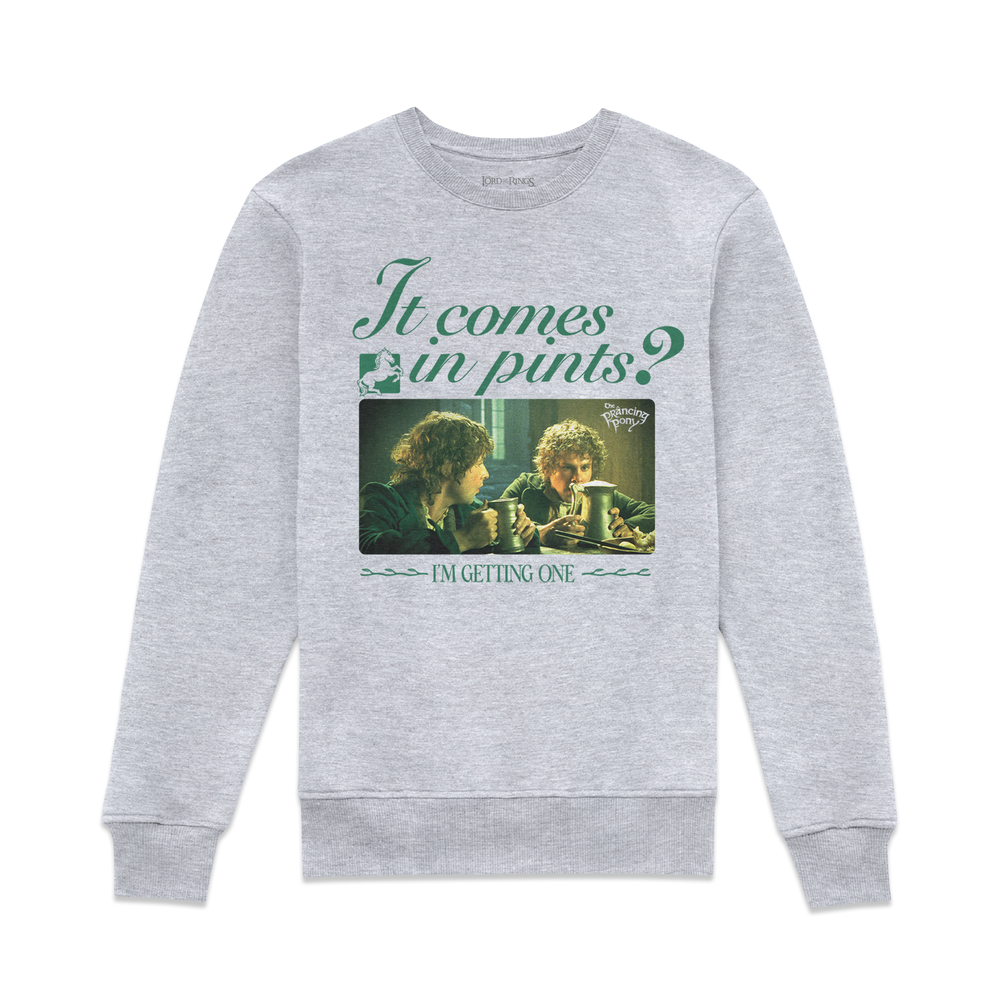 Lord Of The Rings It Comes In Pints Sweatshirt - Grey - S Bild 1