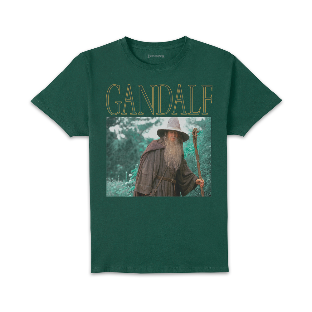 Lord Of The Rings LOTR Gandalf Unisex T-Shirt - Green - XXL Bild 1