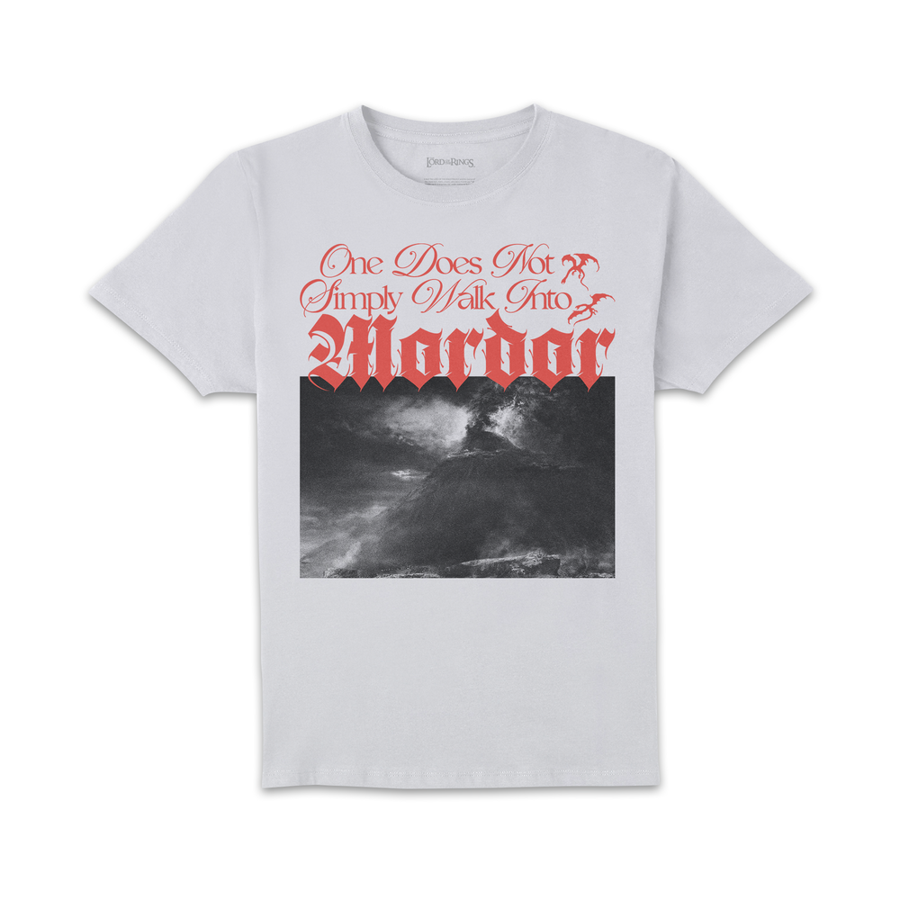 Lord Of The Rings Walk Into Mordor Unisex T-Shirt - White - S Bild 1