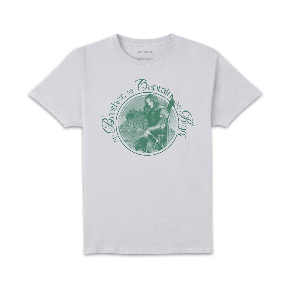 Lord Of The Rings My Captain Unisex T-Shirt - White - 3XL Bild 1