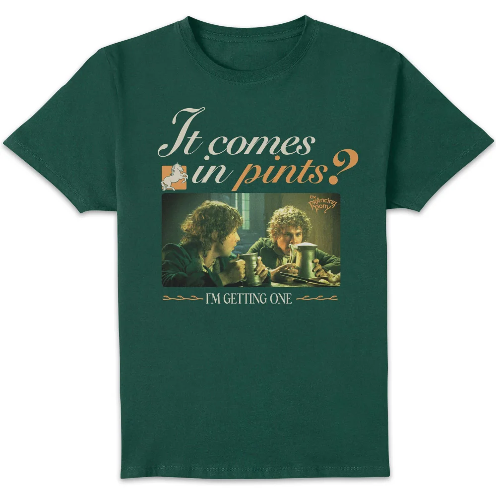 Lord Of The Rings It Comes In Pints Unisex T-Shirt - Green - XXL Bild 1
