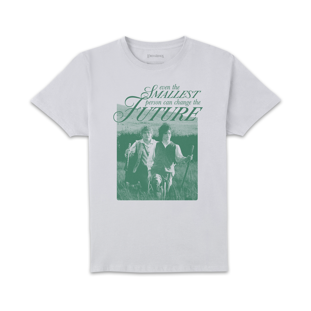 Lord Of The Rings Small Person Unisex T-Shirt - White - M Bild 1