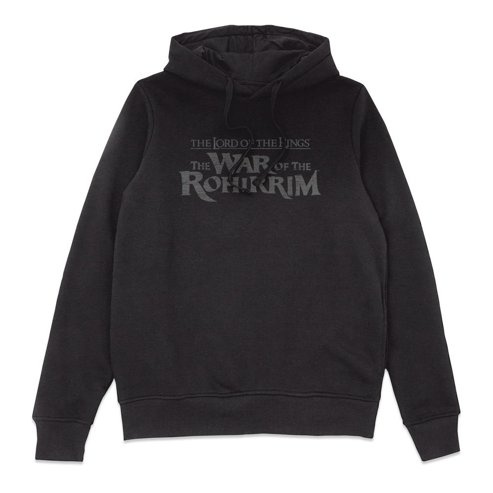 Lord Of The Rings Textured Logo Hoodie - Black - M Bild 1
