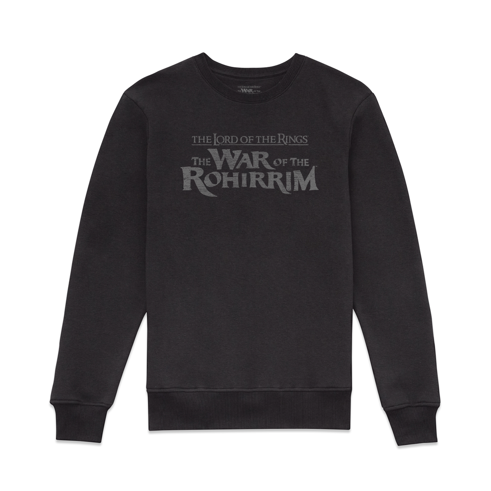 Lord Of The Rings Textured Logo Sweatshirt - Black - 5XL Bild 1