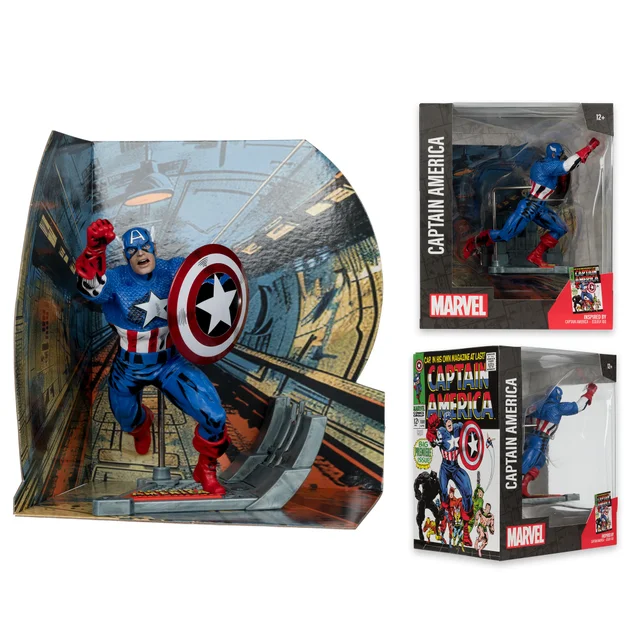 MARVEL COLLECTION 1:10TH WV2 - CAPTAIN AMERICA (CAPTAIN AMERICA #100)