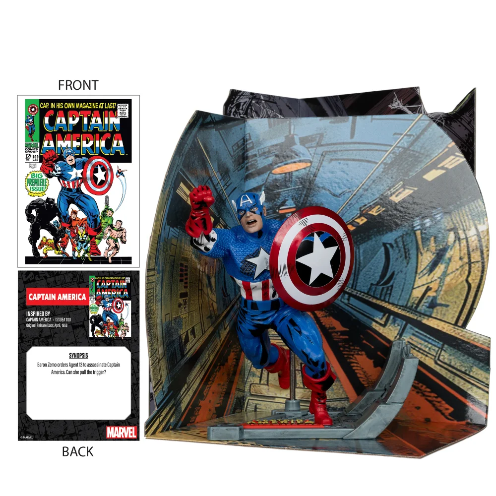 MARVEL COLLECTION 1:10TH WV2 - CAPTAIN AMERICA (CAPTAIN AMERICA #100) Bild 1