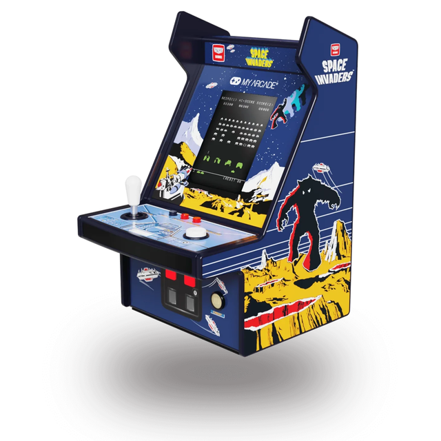 MICRO PLAYER PRO 6.7" SPACE INVADERS PORTABLE RETRO ARCADE