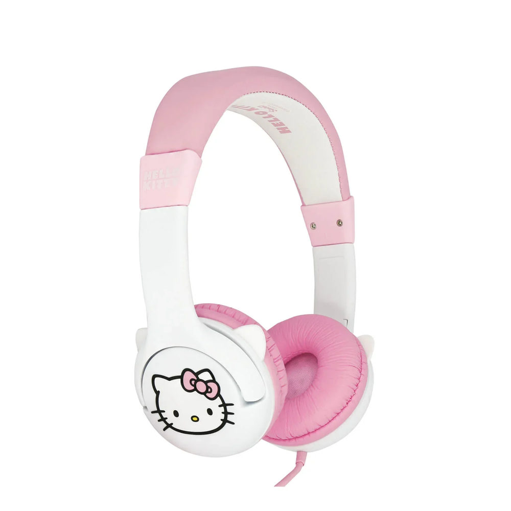 HELLO KITTY MOULDED WHITE/PINK CHILDRENS HEADPHONES Bild 1