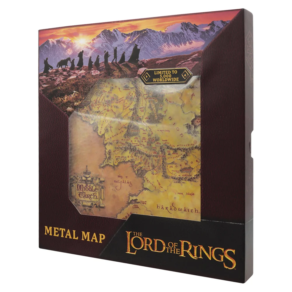 The Lord of the Rings Metal Map Bild 1