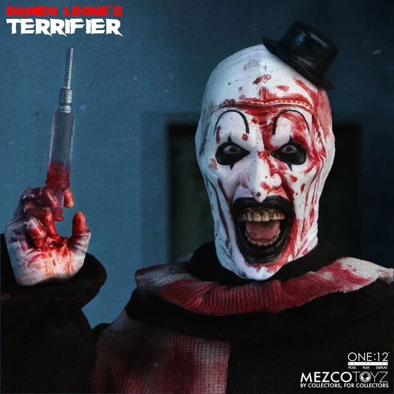 TERRIFIER ONE:12 COLLECTIVE ART THE CLOWN DELUXE EDITION (MEZCO) Bild 1