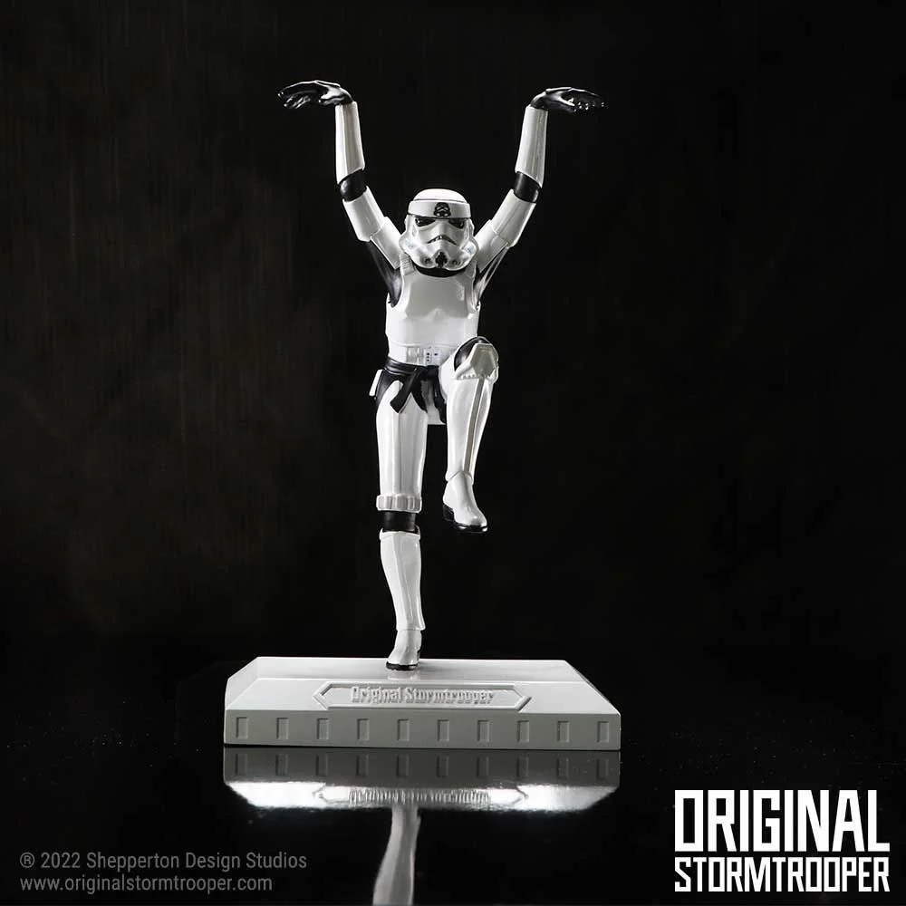 Original Stormtrooper Crane Kick Figurine 20.5cm Bild 1