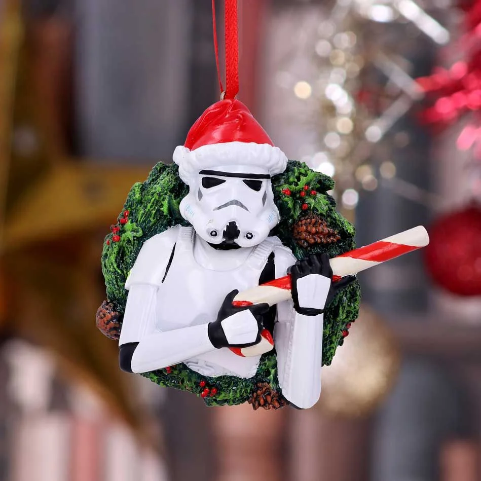 Original Stormtrooper Wreath Hanging Ornament Bild 1